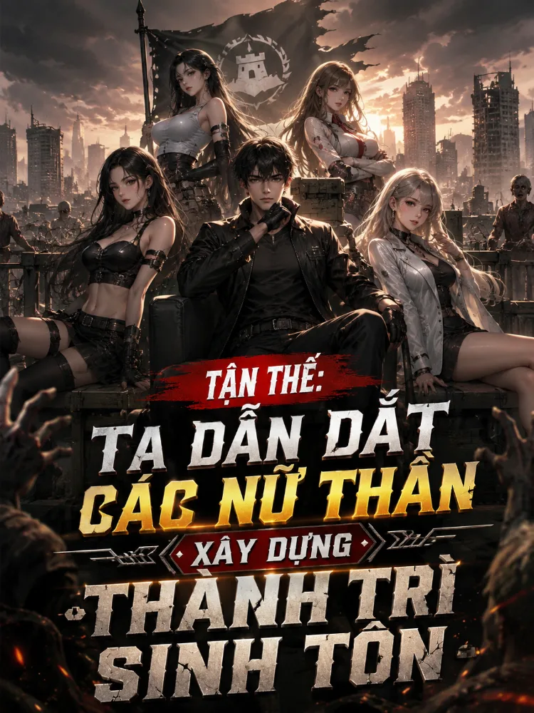 Bìa truyện Tận Thế: Ta Dẫn Dắt Các Nữ Thần Xây Dựng Thành Trì Sinh Tồn