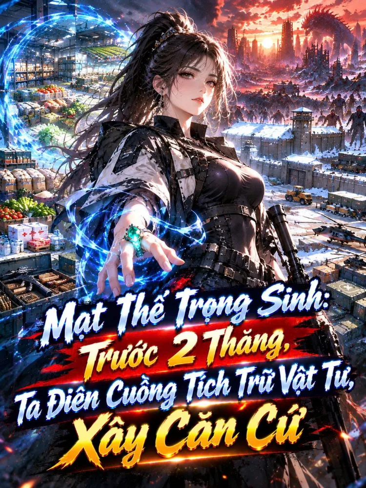 Mạt Thế: Trọng Sinh Trước 2 Tháng, Ta Điên Cuồng Tích Trữ Vật Tư, Xây Căn Cứ Thành Nữ Vương